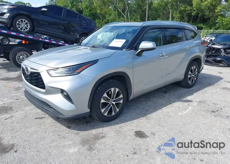 2021 Toyota Highlander Xle из США, поврежденный, VIN 5TDGZRAH8MS039824